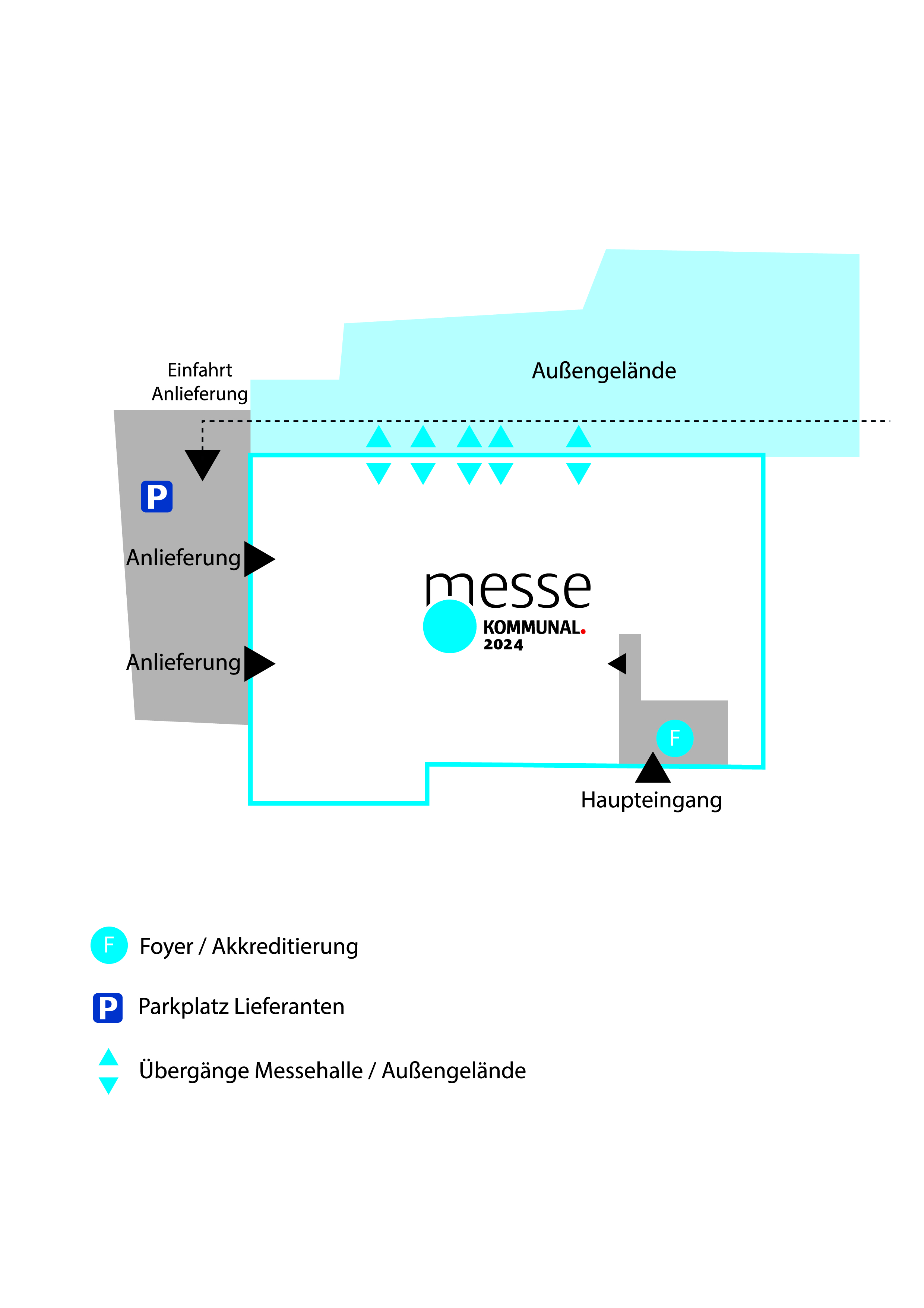 Anfahrt Aussteller